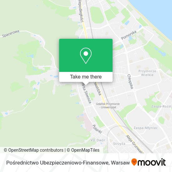 Pośrednictwo Ubezpieczeniowo-Finansowe map