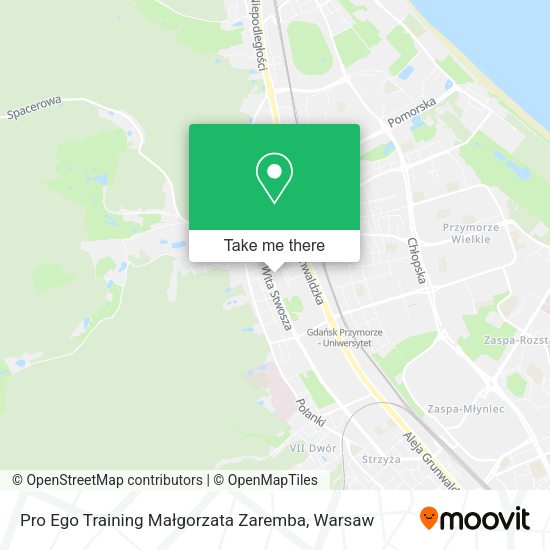 Pro Ego Training Małgorzata Zaremba map