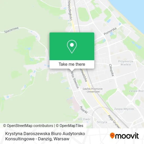 Krystyna Daroszewska Biuro Audytorsko Konsultingowe - Danzig map