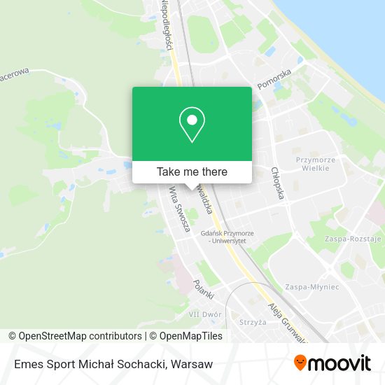 Emes Sport Michał Sochacki map