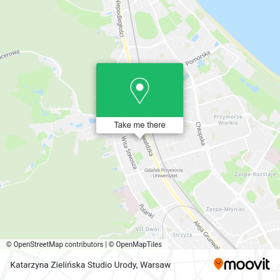 Katarzyna Zielińska Studio Urody map