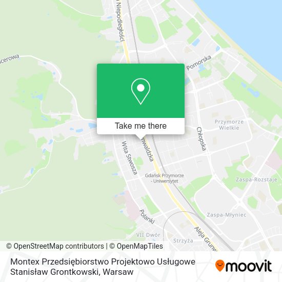 Montex Przedsiębiorstwo Projektowo Usługowe Stanisław Grontkowski map