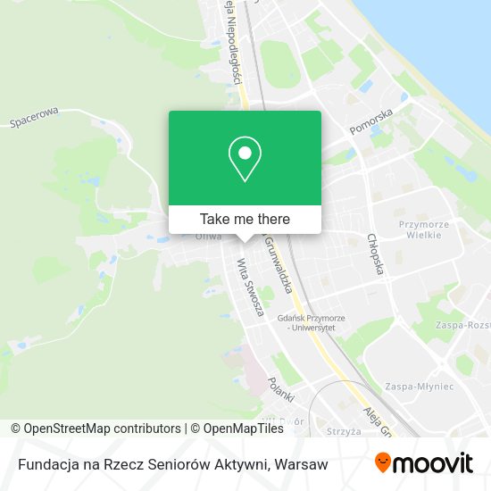 Fundacja na Rzecz Seniorów Aktywni map