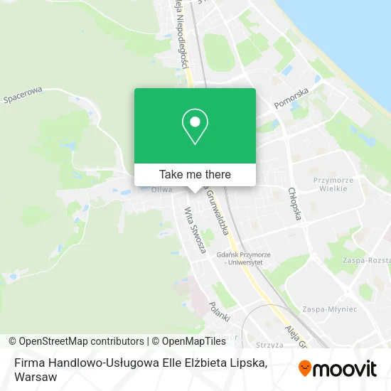 Карта Firma Handlowo-Usługowa Elle Elżbieta Lipska
