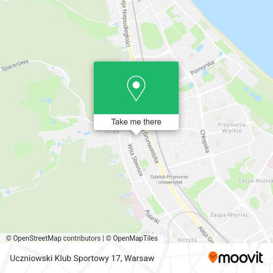 Uczniowski Klub Sportowy 17 map