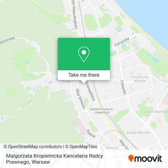 Malgorzata Kropielnicka Kancelaria Radcy Prawnego map