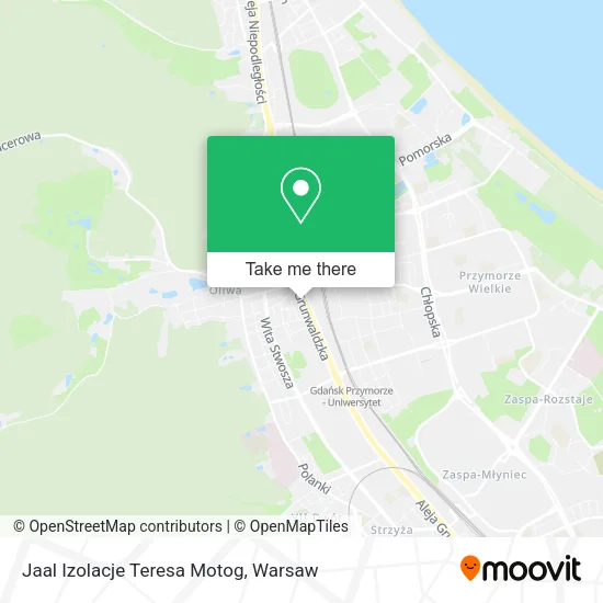 Карта Jaal Izolacje Teresa Motog