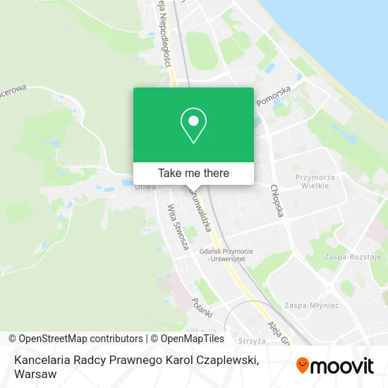 Карта Kancelaria Radcy Prawnego Karol Czaplewski