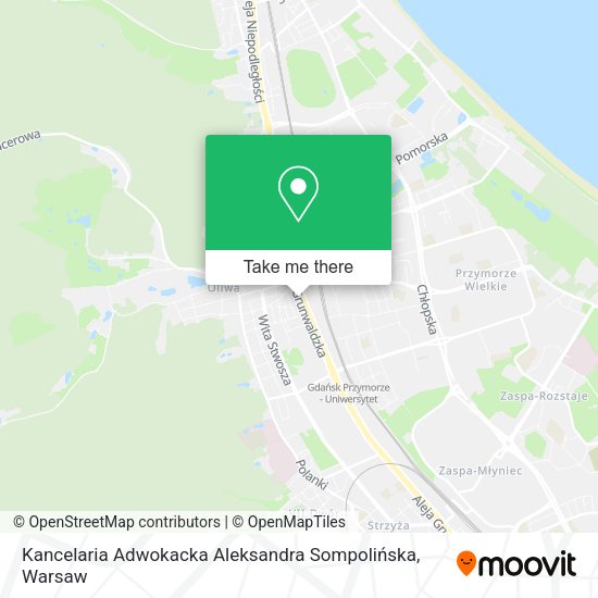 Kancelaria Adwokacka Aleksandra Sompolińska map