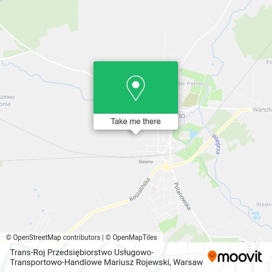 Trans-Roj Przedsiębiorstwo Usługowo-Transportowo-Handlowe Mariusz Rojewski map