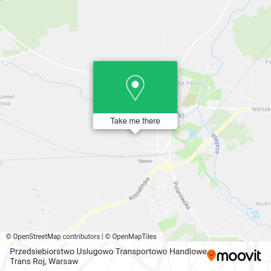 Przedsiebiorstwo Uslugowo Transportowo Handlowe Trans Roj map