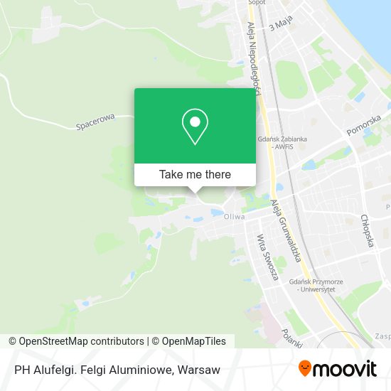 PH Alufelgi. Felgi Aluminiowe map