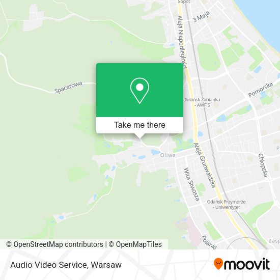 Audio Video Service map