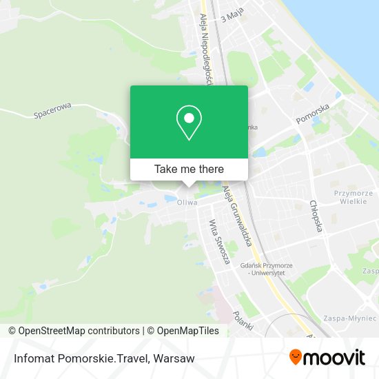 Infomat Pomorskie.Travel map