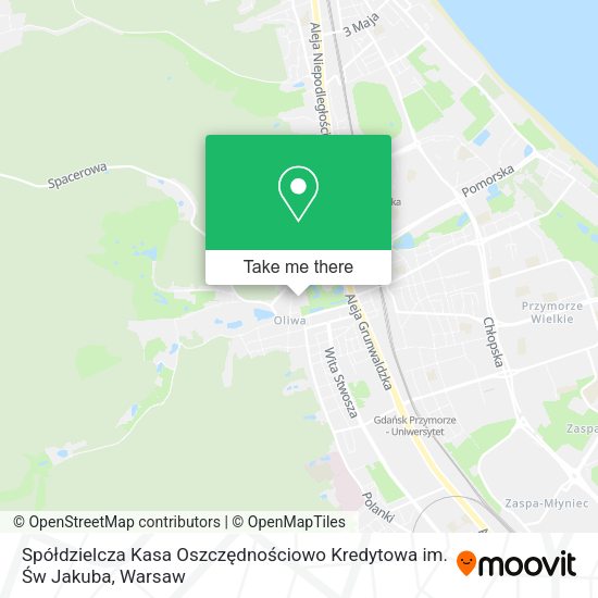 Spółdzielcza Kasa Oszczędnościowo Kredytowa im. Św Jakuba map