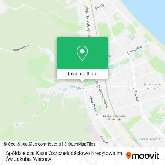 Карта Spółdzielcza Kasa Oszczędnościowo Kredytowa im. Św Jakuba