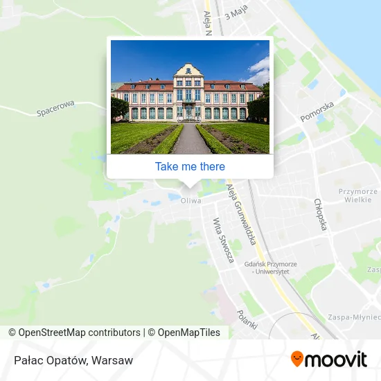 Карта Pałac Opatów