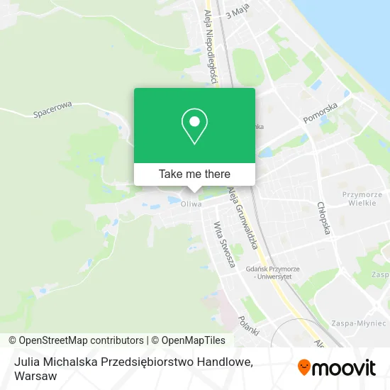 Карта Julia Michalska Przedsiębiorstwo Handlowe
