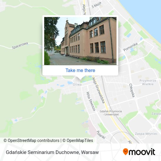 Gdańskie Seminarium Duchowne map