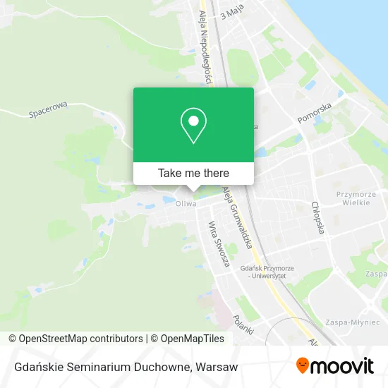 Карта Gdańskie Seminarium Duchowne