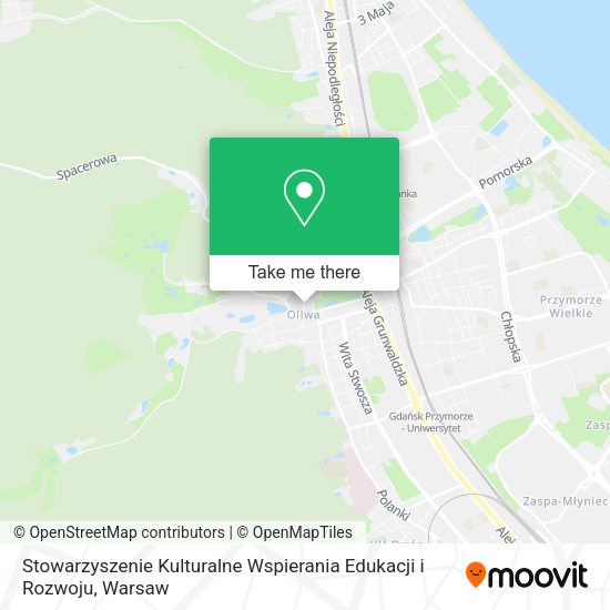 Stowarzyszenie Kulturalne Wspierania Edukacji i Rozwoju map