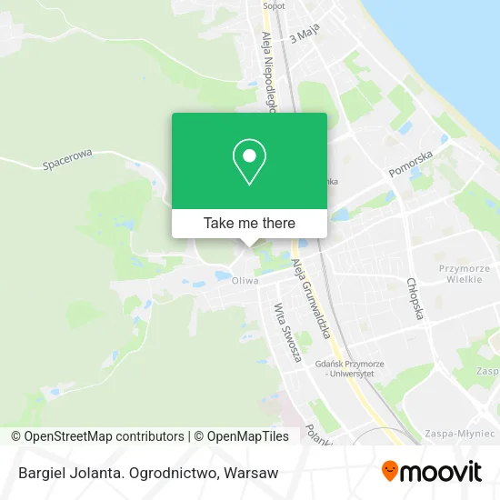Bargiel Jolanta. Ogrodnictwo map
