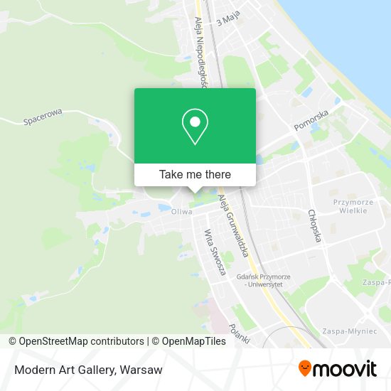 Modern Art Gallery map