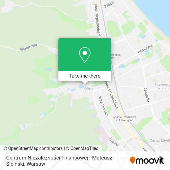 Centrum Niezależności Finansowej - Mateusz Siciński map