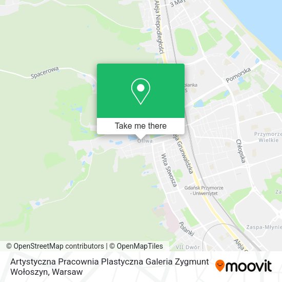 Artystyczna Pracownia Plastyczna Galeria Zygmunt Wołoszyn map