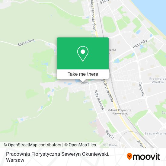 Pracownia Florystyczna Seweryn Okuniewski map