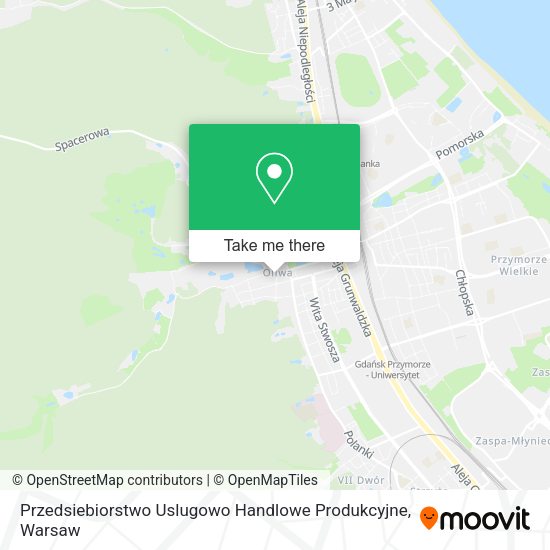 Przedsiebiorstwo Uslugowo Handlowe Produkcyjne map