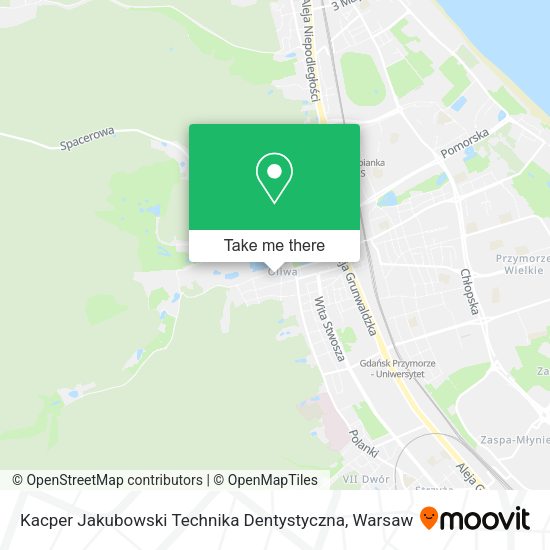 Kacper Jakubowski Technika Dentystyczna map