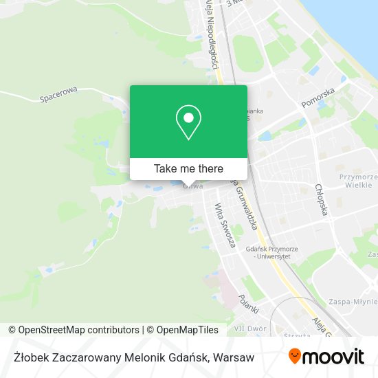 Żłobek Zaczarowany Melonik Gdańsk map