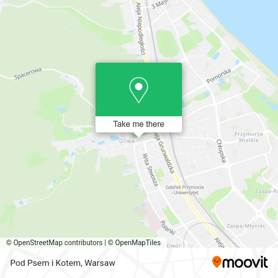 Карта Pod Psem i Kotem