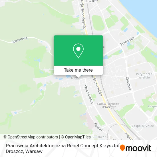 Карта Pracownia Architektoniczna Rebel Concept Krzysztof Droszcz