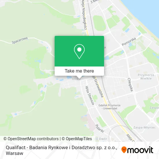 Карта Qualifact - Badania Rynkowe i Doradztwo sp. z o.o.