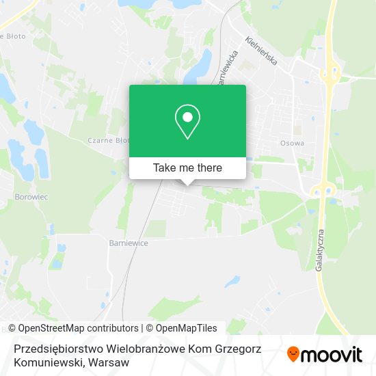 Przedsiębiorstwo Wielobranżowe Kom Grzegorz Komuniewski map