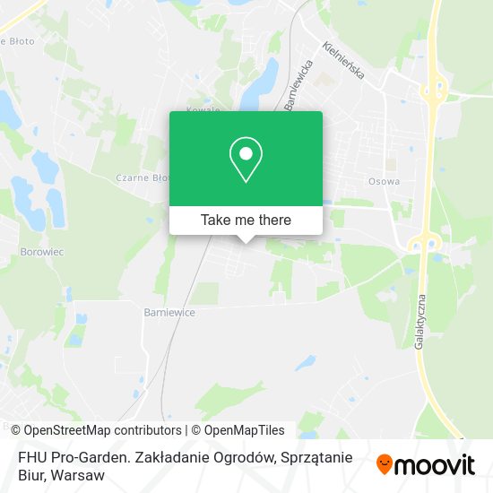 FHU Pro-Garden. Zakładanie Ogrodów, Sprzątanie Biur map