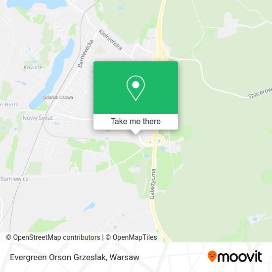 Evergreen Orson Grzeslak map