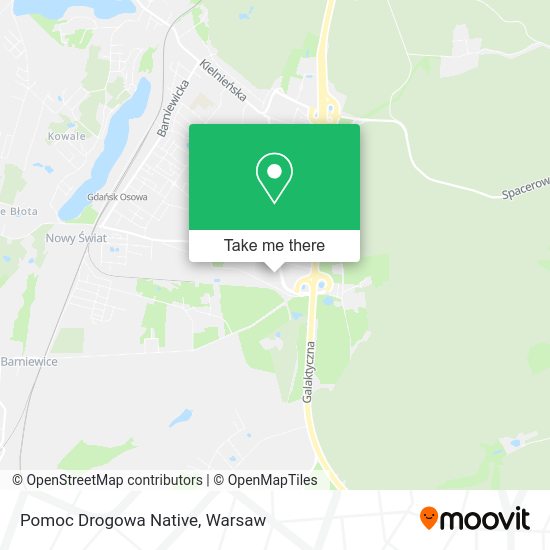 Pomoc Drogowa Native map