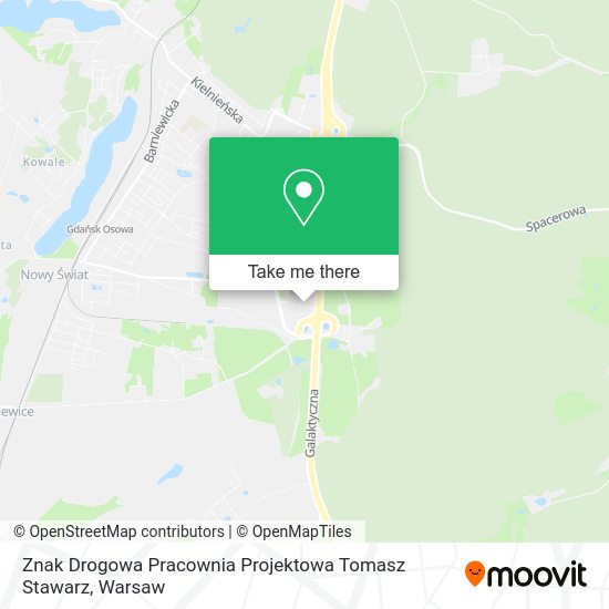 Znak Drogowa Pracownia Projektowa Tomasz Stawarz map