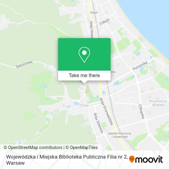 Wojewódzka i Miejska Biblioteka Publiczna Filia nr 2 map