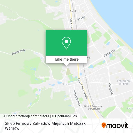 Sklep Firmowy Zakładów Mięsnych Matczak map