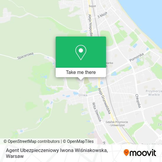 Agent Ubezpieczeniowy Iwona Wiśniakowska map