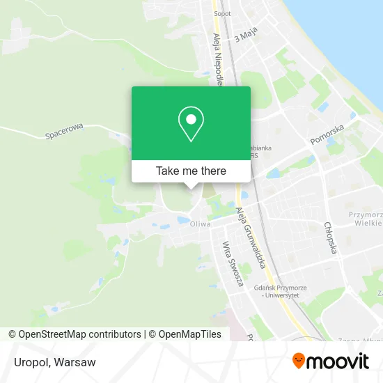 Карта Uropol