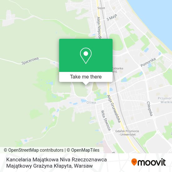 Kancelaria Majątkowa Niva Rzeczoznawca Majątkowy Grażyna Kłapyta map