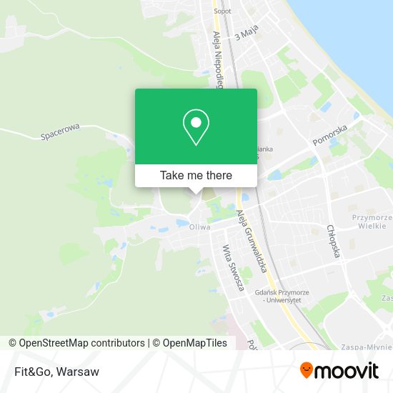 Fit&Go map