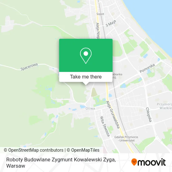 Карта Roboty Budowlane Zygmunt Kowalewski Zyga