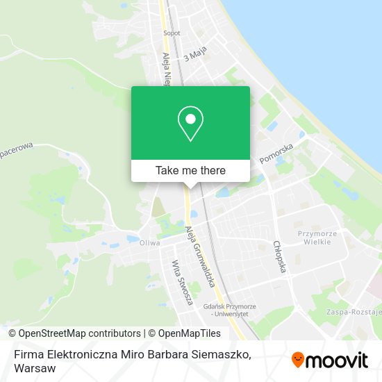 Firma Elektroniczna Miro Barbara Siemaszko map