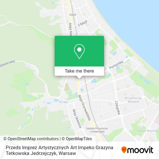 Przeds Imprez Artystycznych Art Impeko Grazyna Tetkowska Jedrzejczyk map